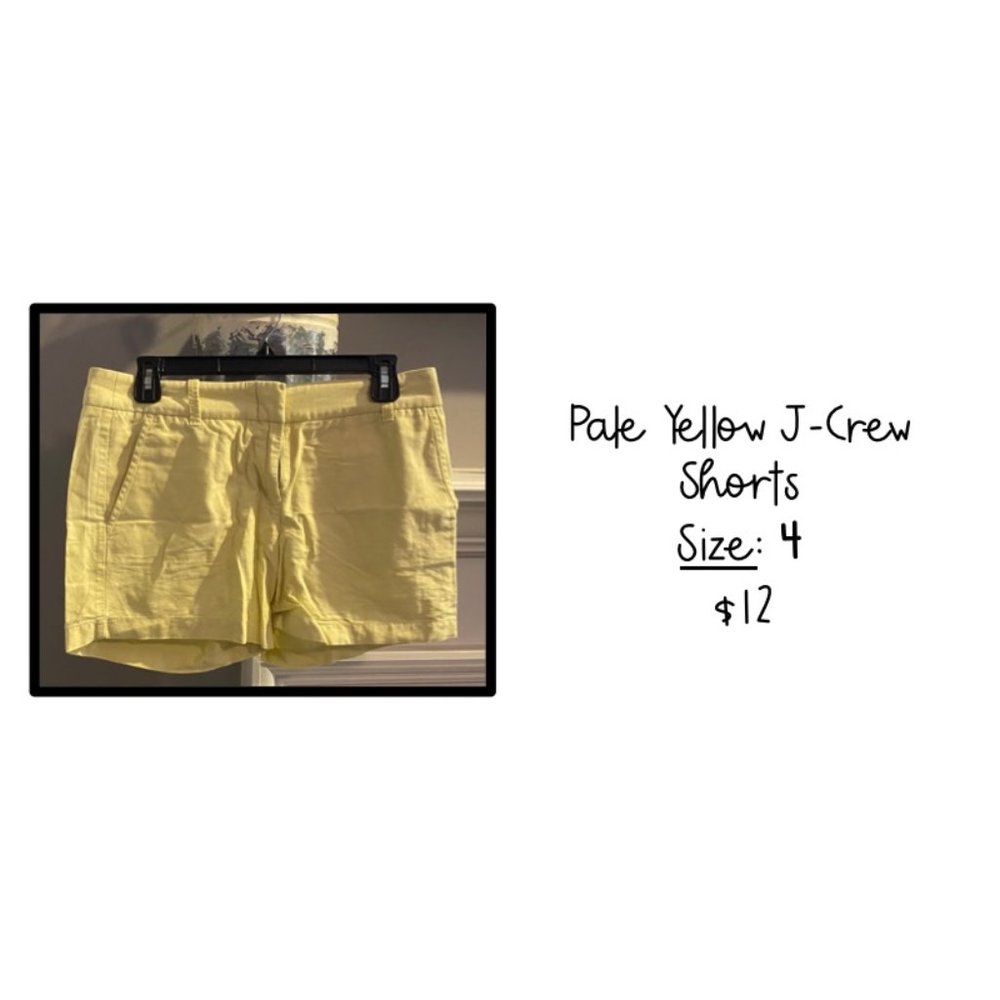Yellow J. Crew Shorts